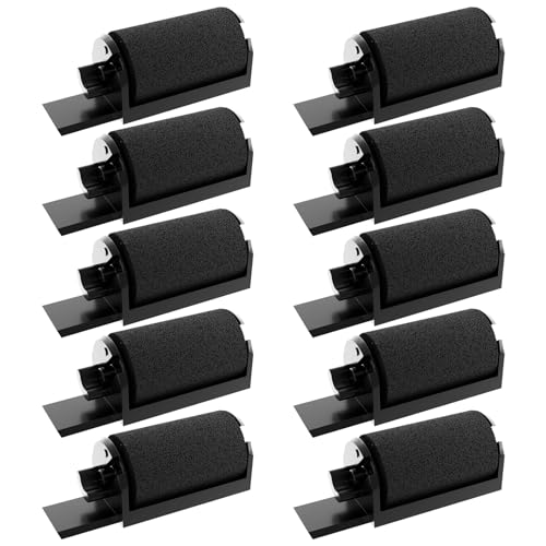 Image of LinkDocs IR-40 Compatible Calculator Printer Ribbon Ink Roller - Black, 10-Pack