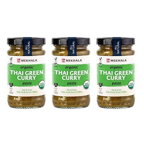 Mekhala Organic Gluten Free Curry Paste Value 3-Pack (3x3.5oz)