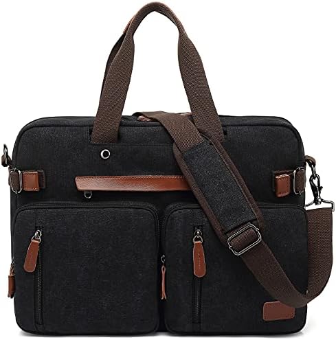 CoolBELL Laptop Backpack Briefcase Shoulder Bag 3 in 1 Convertible Bag Messenger Bag for Bussiness School and Travel for Men Women