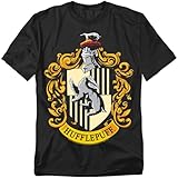 Popfunk Harry Potter Hufflepuff Logo Adult T Shirt (Small)