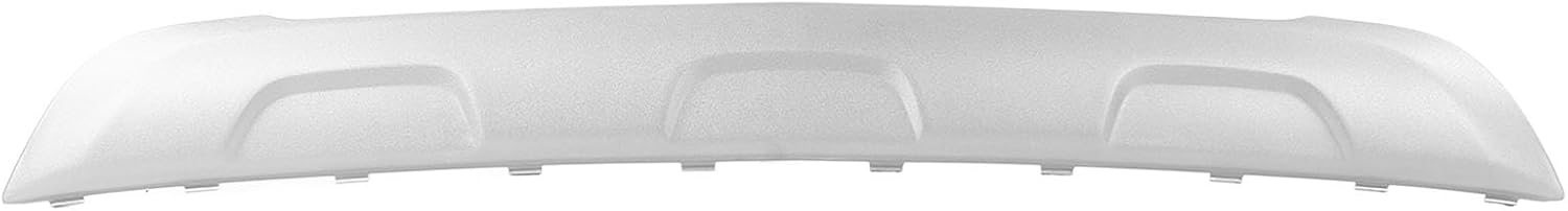 Rear Lower Valance Panel ABS Rear Lower Bumper Skid Plate is Replacement for 2016–2022 (Silver)