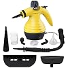 Comforday-Multiusos-Limpiador-a-Vapor-Vaporizador-Limpia-Portatil-con-9-Accesorios-Quitamanchas-para-PavimenaAlfombras-Asientos-de-Coche-Mucho-Mas