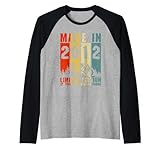 live legends birthday vintage 2012 limited edition 12th bday maglia con maniche raglan
