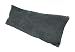Web Linens Inc Replacement Cover Pillowcase For Any 20 Inch x 54 Inch Body Pillow – Durable Zipper - Super Soft Comfy Cuddly Sherpa Microplush Easy Care Washable - Gray