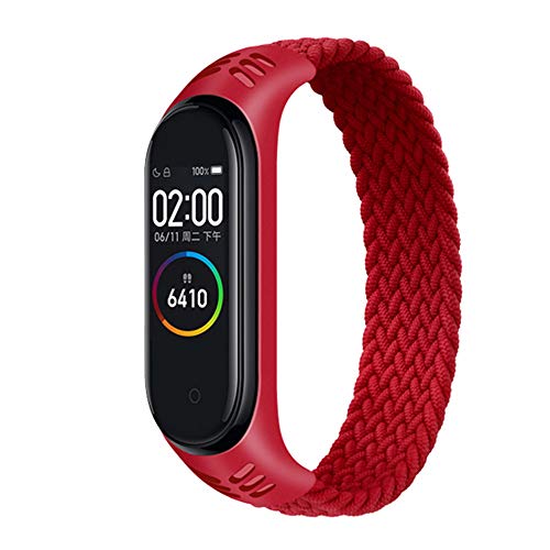 [KIMAIXA] �ґg�\�����[�v�R���p�`�u��Xiaomi Mi Band 7 6 5 4 3�A�e���V���R�����n�i�C�����X�|�[�c�X�g���b�v�������X�g�o���hBraided Solo Loop �R���p�`�u��Xiaomi Band Miband 7 5 6 4 