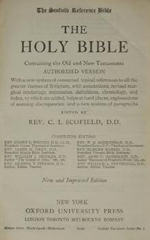 Hardcover The Scofield Reference Bible: The Holy Bible [Unknown] Book