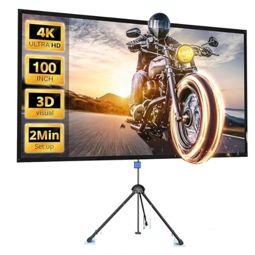 Pantalla portátil para proyector 60'' 16:9 HD sin arrugas