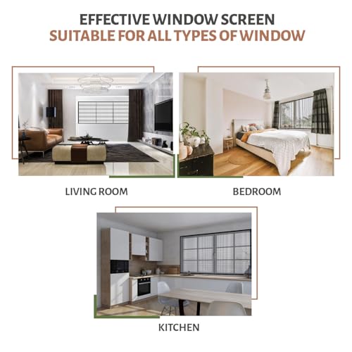 Image of TurtleGrip Standard Size Window Mosquito Net (Size-70x110cms /28x43 Inches /2.30x3.61 Feet - Black) | 120 GSM Stitched Fiberglass Mesh with Strong Hook & Loop Adhesive for Easy Installation