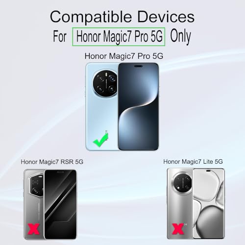 Image of Ibywind 2 Pack Screen Protector For Honor Magic7 Pro 5G,Flexible TPU Film,With 1Pc Camera Lens Protector,1Pc Back Film[Bubble Free][Easy Installation][HD Clear][Self-Healing]