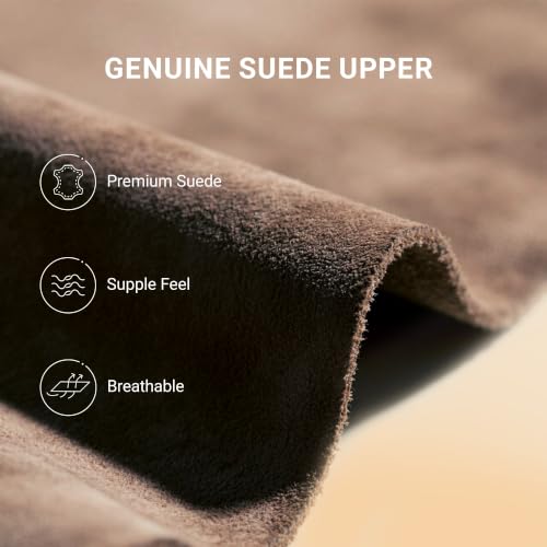 Image of DREAM PAIRS Women's Platform Genuine Suede House Slippers