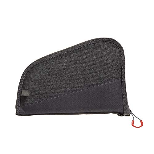 Allen Company 9 Inch Auto-Fit 2.0 Handgun Case, Heather Gray And Red, One Size #TOP4