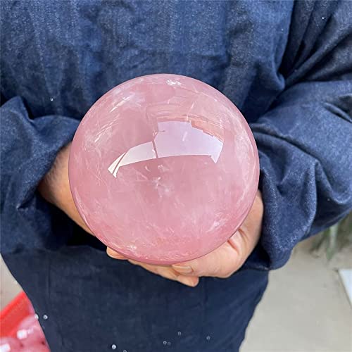 Boule de Quartz Rose 45-50mm en pierre naturelle sélectionnée d'exception - 5
