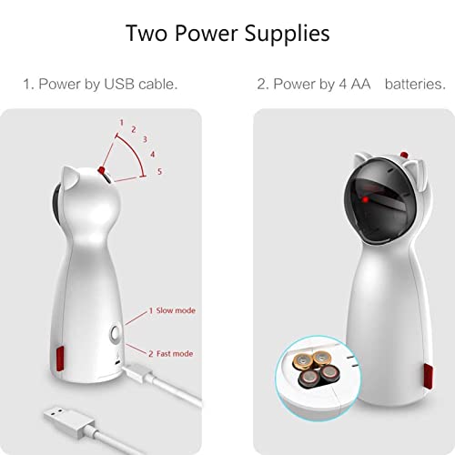 Umosis Automatic Cat Laser Toy Interactive Cat Toys For Indoor Cats/Kitty/Dogs #TOP3