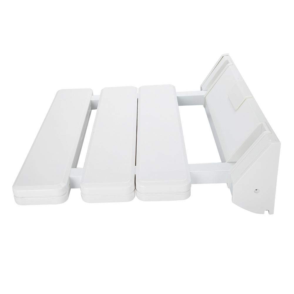 Asiento de ducha plegable, silla de ducha plegable de pared, silla de cambio de salón, con 130 kg, se puede utilizar para el hogar, el hospital, el baño de pokey, el spa o la sauna