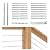Muzata Swage Lag Screws Left & Right 20 Pack for 1/8" Cable Railing,T316 Stainless Steel Stair Deck Railing Wood Post for Horizontal Vertical Balusters (10 Pairs) CK17,Series CA1 CD1 CS1