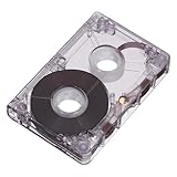 BESPORTBLE Minuten Leere Audiokassette mit Klarem Beschreibbar Retro Design Diy Botschaften Musikaufnahme Interview Recorder Geschenkidee Graue Vintage Kassette