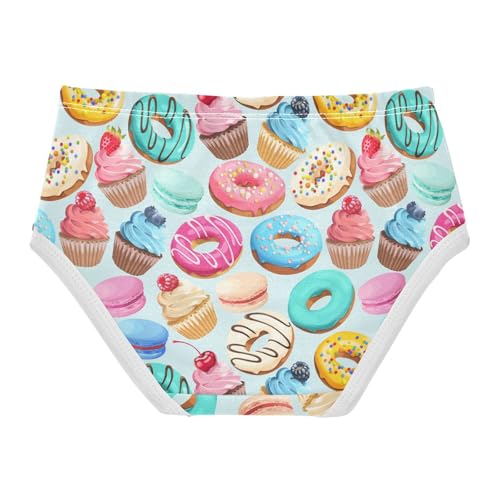 Little Girl Underwear Toddler Panties Kids Undies Cake Print Soft Cotton Briefs 2T-8Y2