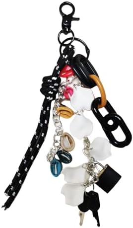 Hongvarey Cute Keychain Charms for Women Keychain Pendant for Purse Handbag Backpacks Fashion Bag Accessories
