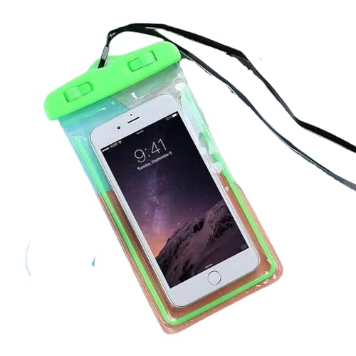 ZuoXun Teléfono Pouch undurchlässig Bolsa De Bolsas Impermeable Universal Al Agua-Verde-Estuche Y Correa