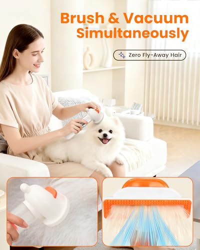 5% Off kurtmark 4-in-1 Vacuum Dog Brush for Shedding - Image 4