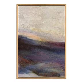 SIGNWIN Framed Canvas Wall Art Abstract Sea Landscape...