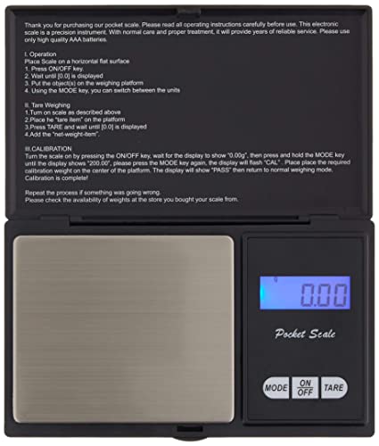 Weigh Gram Scale Digital Pocket Scales 500G By 0.01G Grams For Jewelry (Battery Included) #TOP2