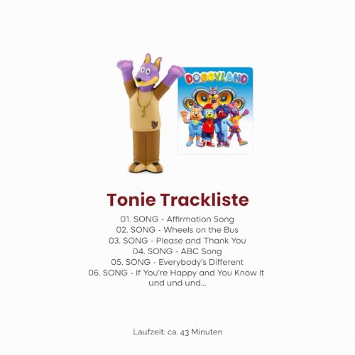 tonies Hörfigur für Toniebox, Doggyland, Englische Kinderlieder & Hip-Hop präsentiert von Snoop Dogg, Musik Kinder ab 3 Jahren… – Ansicht 4