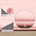 Amearea Modern Area Rugs for Bedroom Living Room, 4x6 Feet Pink Thickened Memory Foam Rug, Fluffy Indoor Washable Rugs Non Slip Minimalist Carpet for Kids Boys Girls Dorm Nursery Room Decor