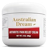 Australian Dream Arthritis Pain Relief Cream - Soothing & Non-Greasy - Powerful Topical Arthritis Pain Relief - Good for Muscle Aches or Joints - 9 oz Jar