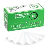 12.5 cm Fluted Filter Paper, Pre-Pleated (Folded), Qualitative Grade 2 - ZENPORE Slow Flow 125 mm (1