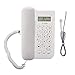 Produktbild dgtrhted Home Hotel Verdrahtete Desktop Wand Telefon Büro Festnetz Telefon (weiß)