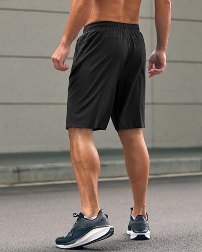 Image of G Gradual Men's Athletic Running Shorts with Zipper Pockets Quick Dry 7 inch / 5 inch / 9 inch Workout Gym Shorts for Basketball Hiking