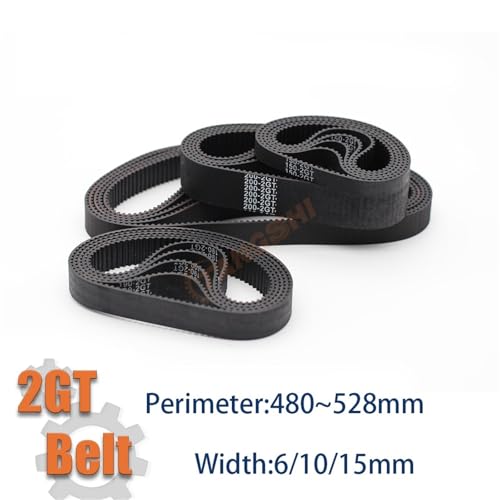Courroie synchrone 2GT 480mm haute durabilité pour une motorisation pas à pas stable
