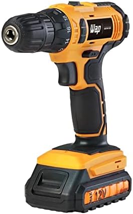 WAP Parafusadeira e Furadeira à Bateria 12V 3/8" BPF 12K2, Maleta e Kit de 13 Acessórios, 18 Níveis de Torque, 30Nm Bivolt