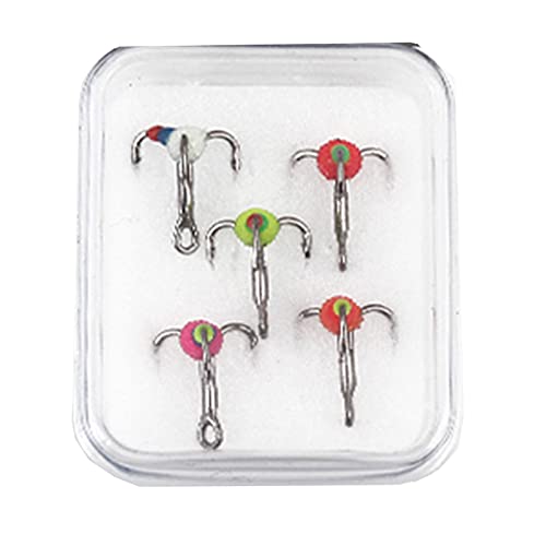 SHUTING2020 hameçon 5pcs / Paquet d'acier à Hautes Carbone Crochet de pêche Hiver Crochet de pêche Hiver Crochet de pêche Crochet de pêche matériel de pêche Barbecue Barbecue Fish Hook (Color : 8B)