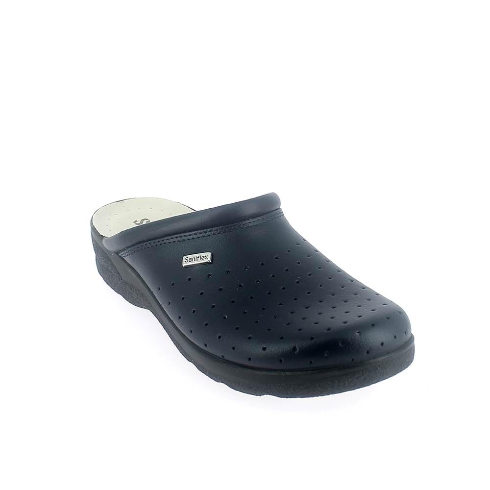 89941-10 Certificato Medico Zoccoli Sabot Pantofole Scarpe di Pelle, Uomo