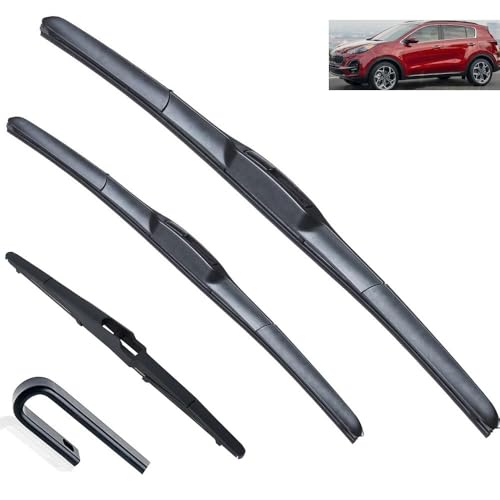 Essuie-glaces Kia Sportage QL 2016-2020 | Kit complet avant et arrière 26" 16" 11"