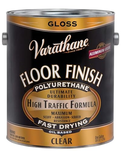 RUST-OLEUM 130031 Varathane Gallon Gloss Oil Base Premium Polyurethane Floor Finish