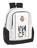 Safta Real Madrid 1ª Equip. 18/19 Oficial mochila escolar, ideal desde los 16 años. 2 años de DELETE