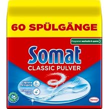 مسحوق سومات كلاسيسك، opvaskemaskinerens til daglig rengring، fjerner de mest genstridige pletter ved hver vaskecyklus، skansomt for miljet، 1x 960 جم