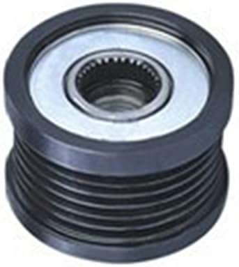 Polia de embreagem do alternador Rareelectrical OAD 6 canais para Nissan 2.5L – 1 unidade