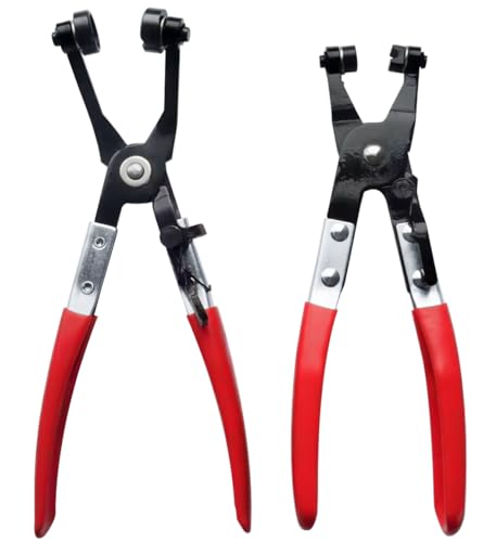 Alicate de mangueira flexível e resistente de 63 cm com conjunto de ganchos de remoção de braçadeira