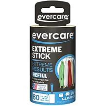 Evercare Lint Roller Refill Picks Up Lint, Dust, Dandruff 60 Layers 6 Pack