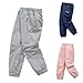 Fleece Lined Kids Snow Pants Waterproof Rain Ski Winter Warm Hiking Pants for Toddlers Boys Girls (Pink, 5-6 Years)