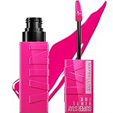 Maybelline Super Stay Vinyl Ink Longwear No-Budge Liquid Lipcolor Make Up, Highly Pigmented Color and Instant Shine, Striking, 1 Count