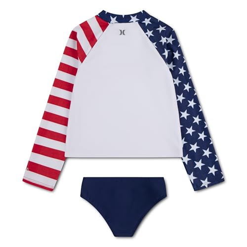 Image of Hurley Girls Two-piece Rashguard Set (Big Kid)