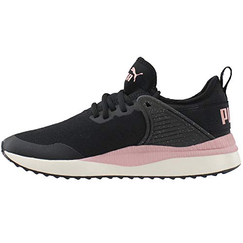 PUMA Puma Unisex-Adult Pacer Next CAGE Sneaker, Black-Bridal Rose-Pastel Parchment, 9.5 M US