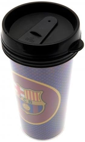 Barcelona F.C. Plastic Screw Top Coffee Tea Travel Mug