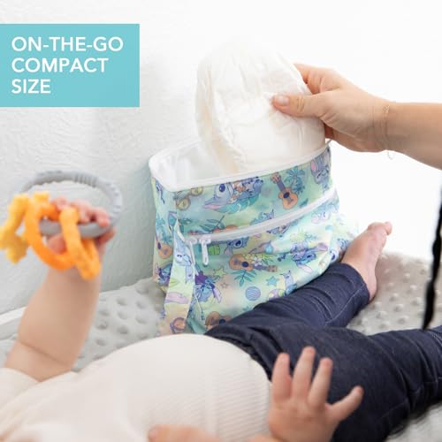 image for Bumkins Disney Waterproof Wet Dry Clutch Bag for Baby, Travel, Swim Su