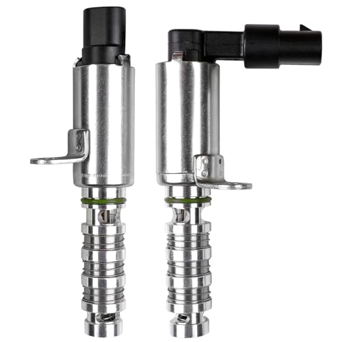 Intake and Exhaust Engine Variable Valve Timing(VVT) Control Solenoid Fit for Hyundai Elantra GT Kona Sonata Tucson Veloster Kia Forte Forte5 Optima Seltos 1.8L 2.0L Engine Replaces 243752E100